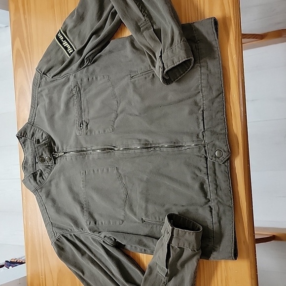 Vintage Green Bomber Bullrun Jacket, Car Rally, TV Show, Large - Picture 2 of 10